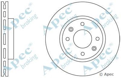 APEC BRAKING dsk2313 -  Тормозной диск